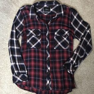 Rails plaid button up shirt